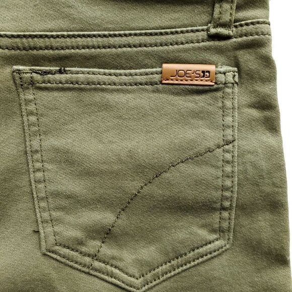 Joe's Jeans Girls' The Rocker Ankle Low-Rise Skinny Olive Green Jeans Big Kid 14 - Picture 8 of 16